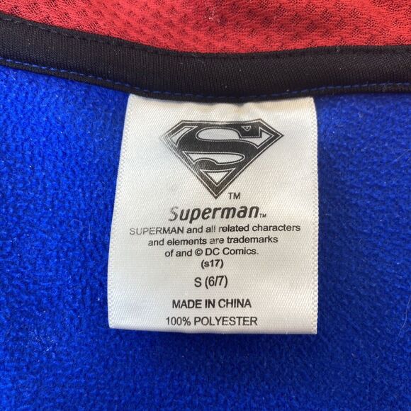 DC Comics Superman Hoodie Sweatshirt Youth S 6/7 READ Colorful Lightweight Layer - Picture 9 of 13